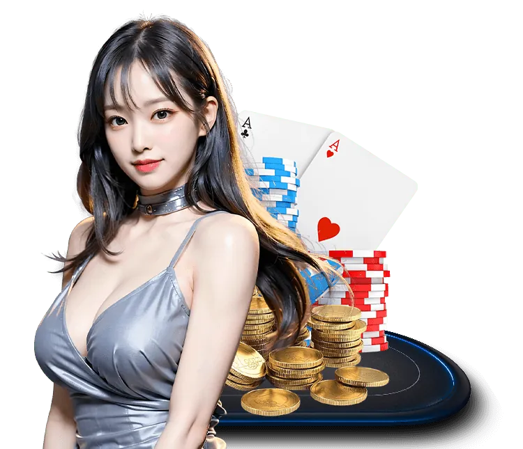 Tổng quan trò chơi Baccarat với bài và chip, bối cảnh sòng bạc sang trọng, trò chơi casino trực tuyến